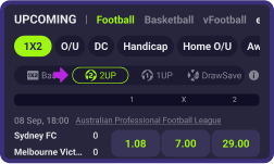 A picture shows the benefits of 2UP